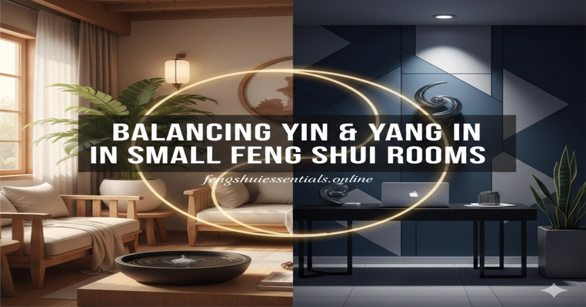 Balancing Yin and Yang in Feng Shui Interiors Small Rooms