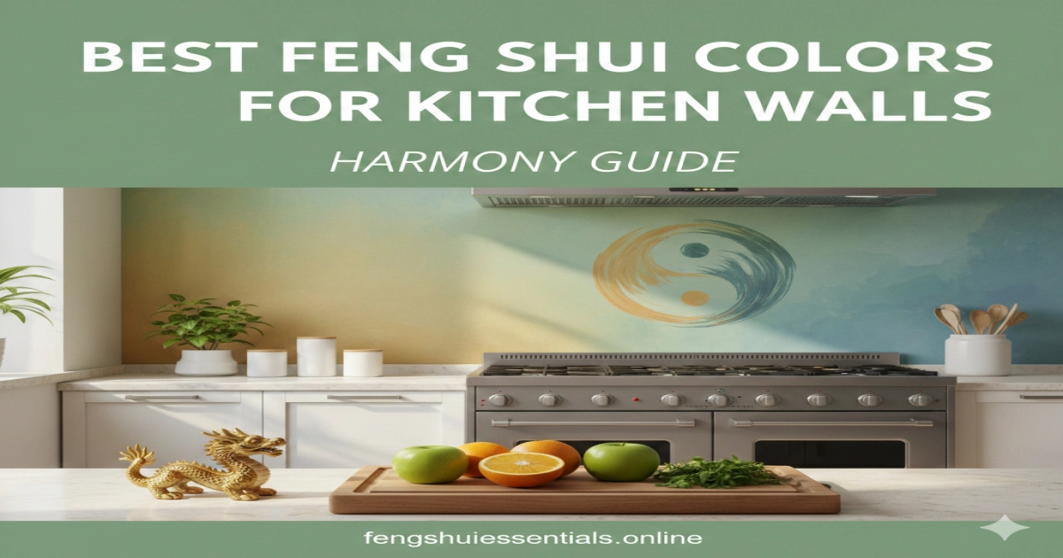 Best Feng Shui Colors for Kitchen Walls Harmony Guide