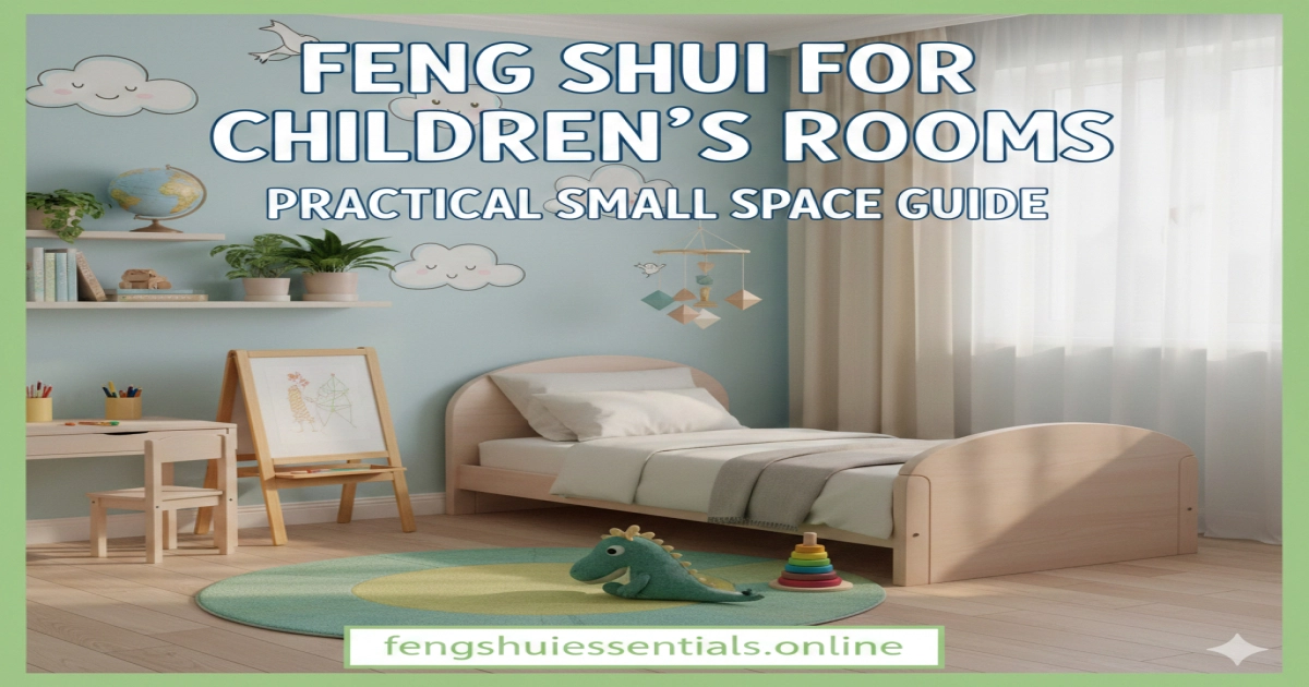 Feng Shui for Children's Rooms Practical Small Space Guide