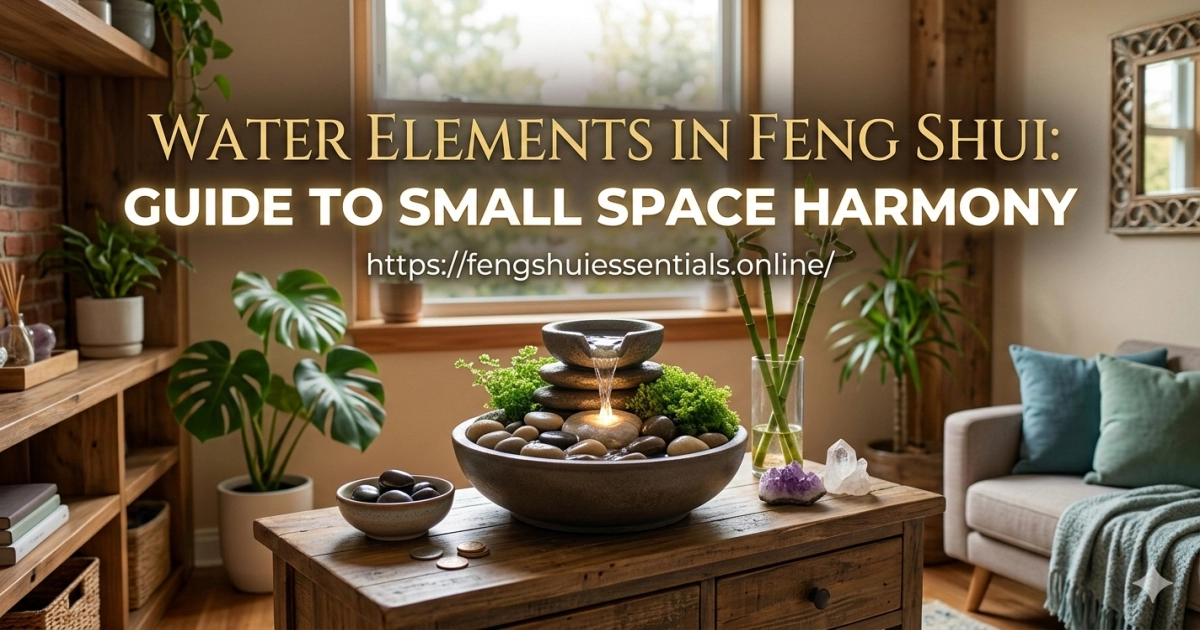 The Role of Water Elements in Feng Shui Homes