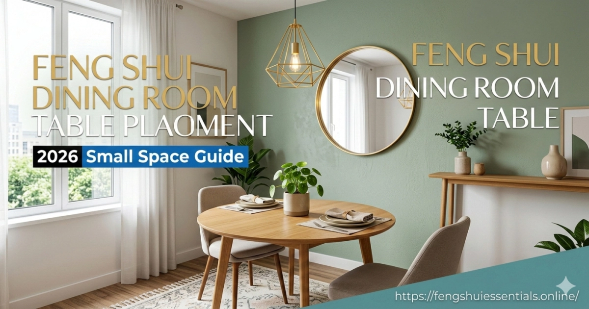 Feng Shui Dining Room Table Placement 2026 Small Space Guide