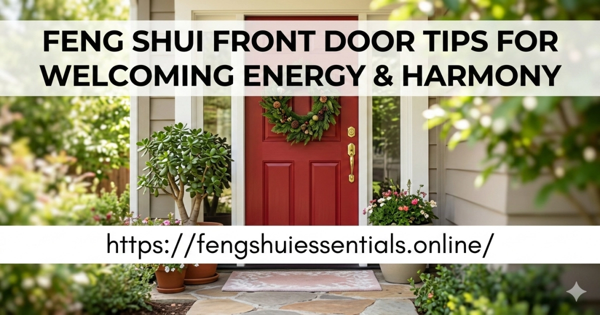 Feng Shui Front Door Tips for Welcoming Energy & Harmony