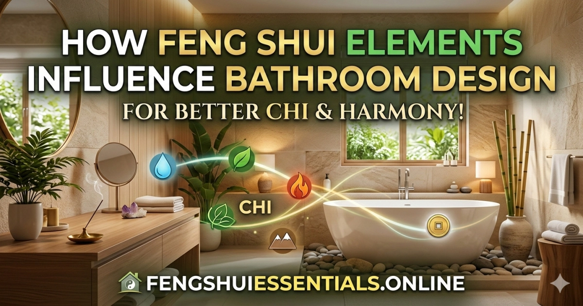 How Feng Shui Elements Influence Bathroom Design for Better Chi