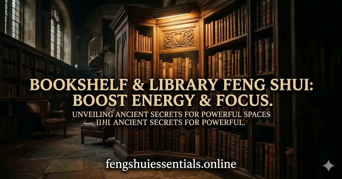 Bookshelf and Library Feng Shui
