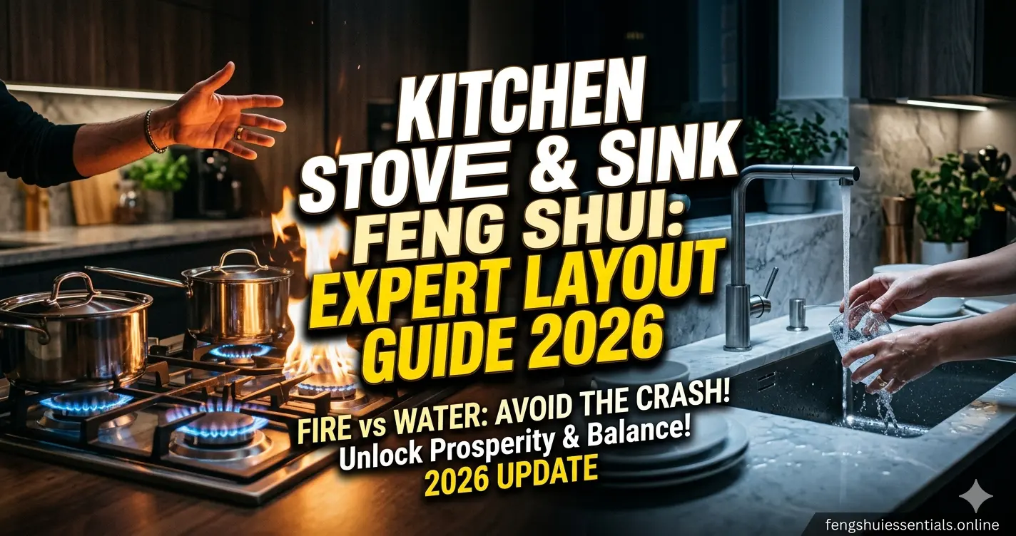 Kitchen Stove and Sink Feng Shui Expert Layout Guide 2026
