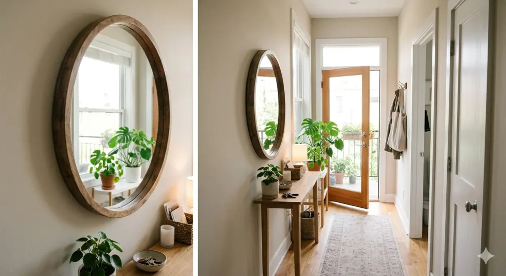Strategic Feng Shui Mirror Placement in Home for Small Spaces
